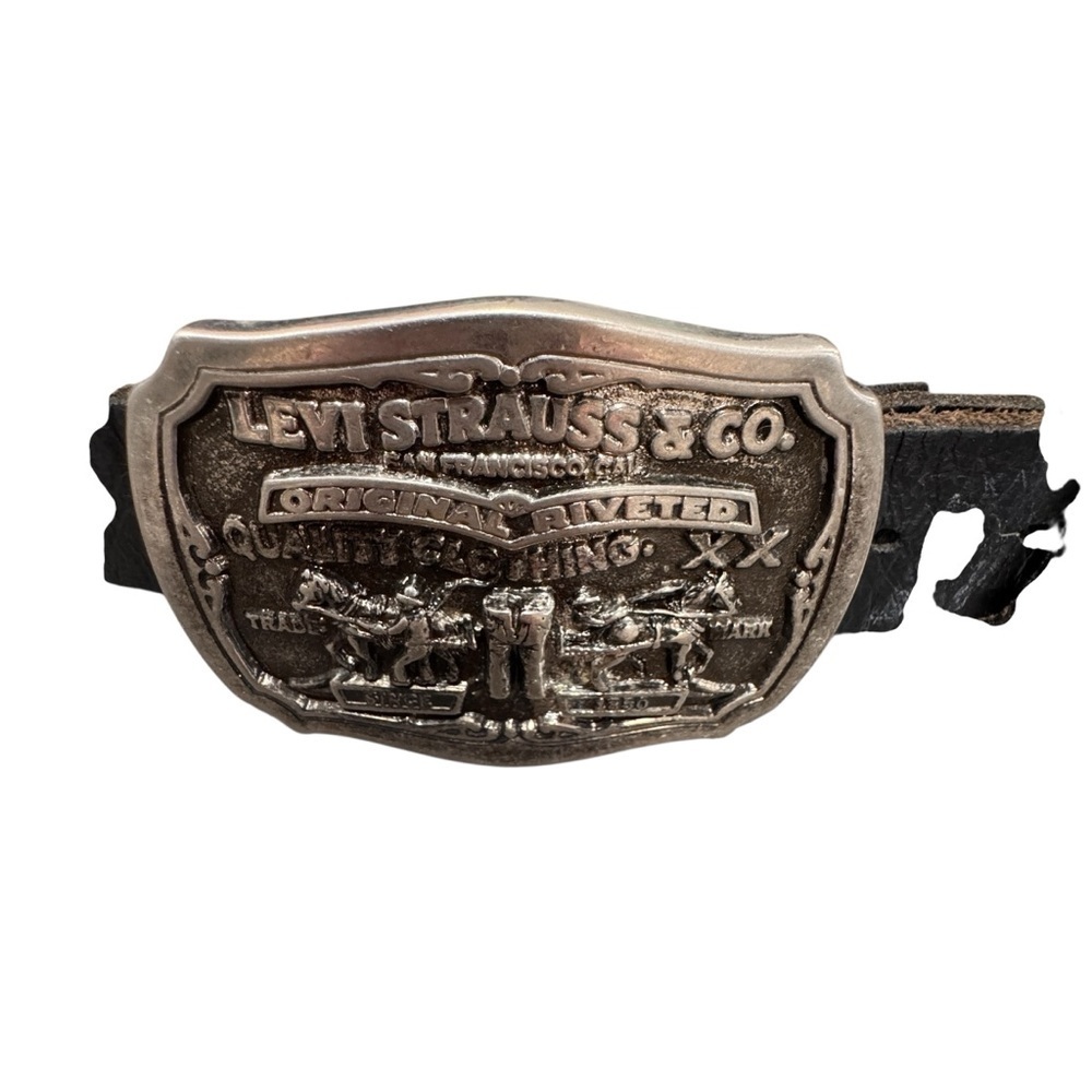 Vintage Levi’s Two Horse Belt Levi Strauss Limited Edition Brown Sz 38